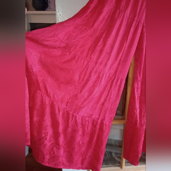 NWT Patti Palazzo Pant in Jacquard Magenta size Small - Picture 10 of 11